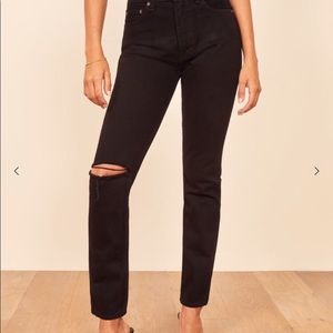 Reformation Julia High Cigarette Jean Size 27